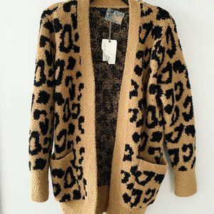 Barefoot Dreams Leopard Cardigan